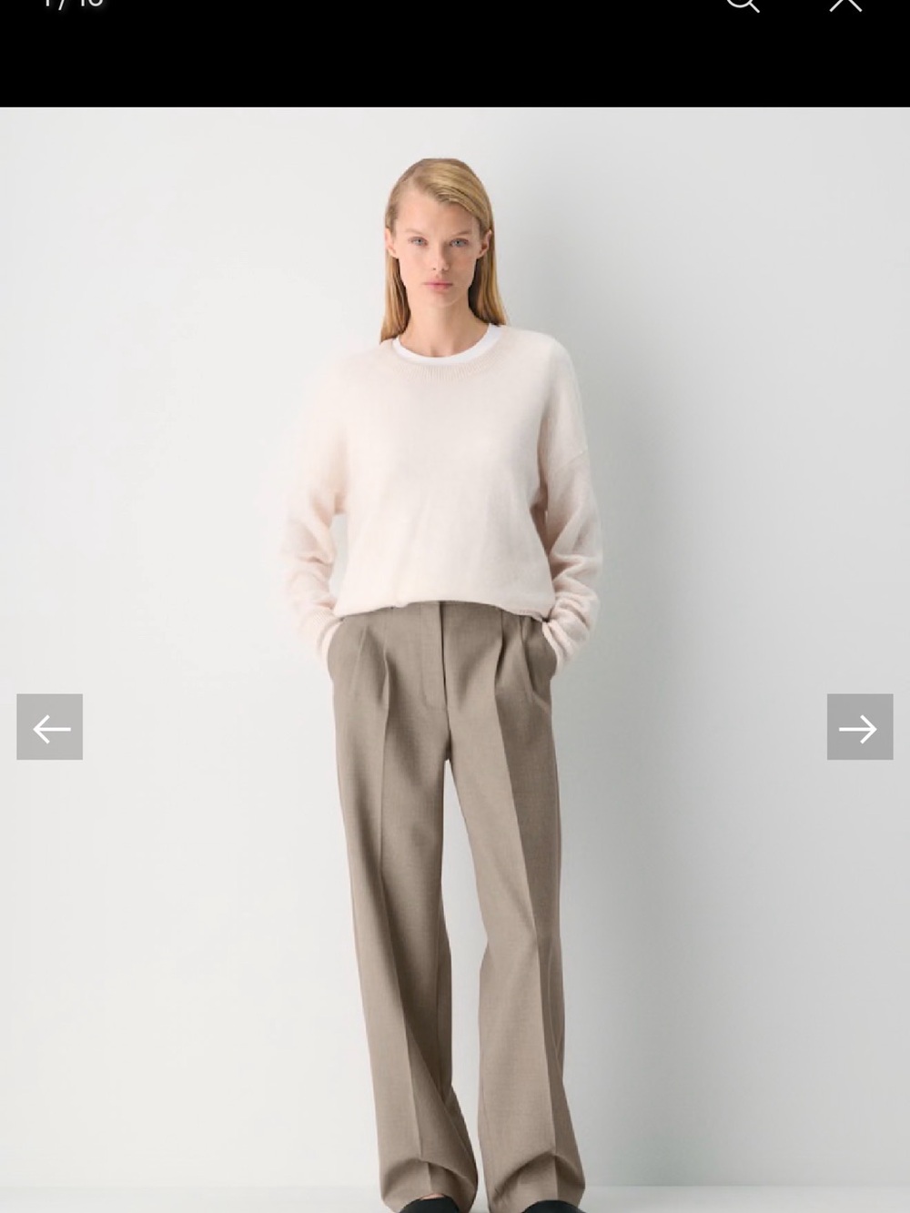 Aritzia Heather Nomad Taupe Effortless Pants - Re (Essential)